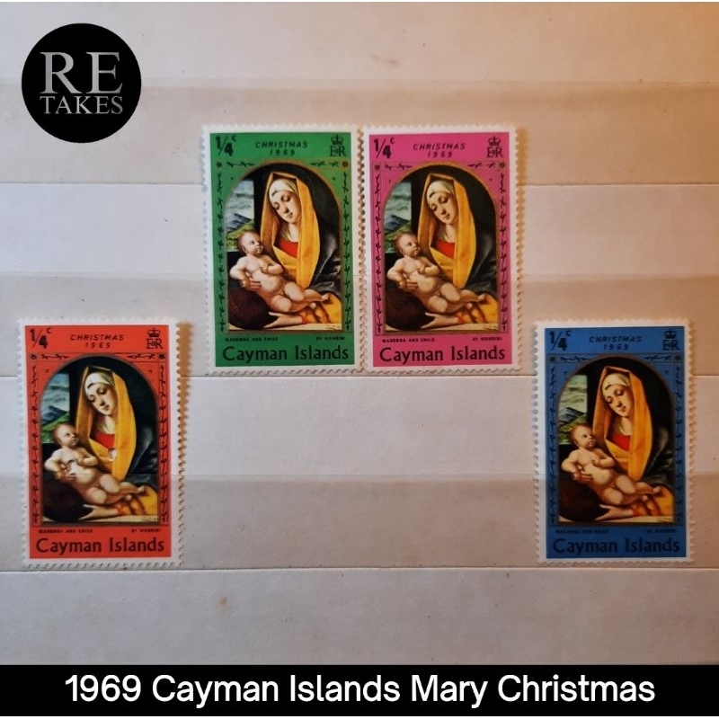 

Prangko Koleksi Filateli 1969 Cayman Island Mary Christmas