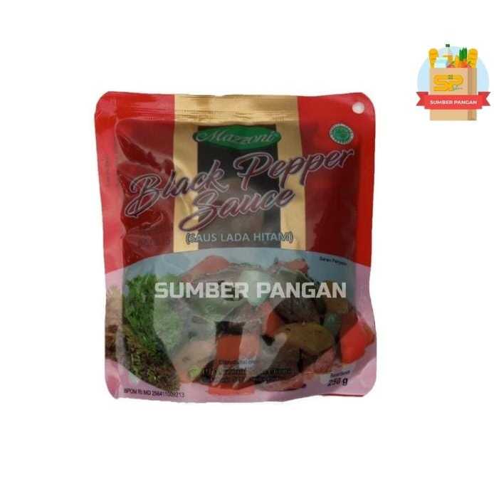 

Mazzoni Saos Lada Hitam 250 Gram