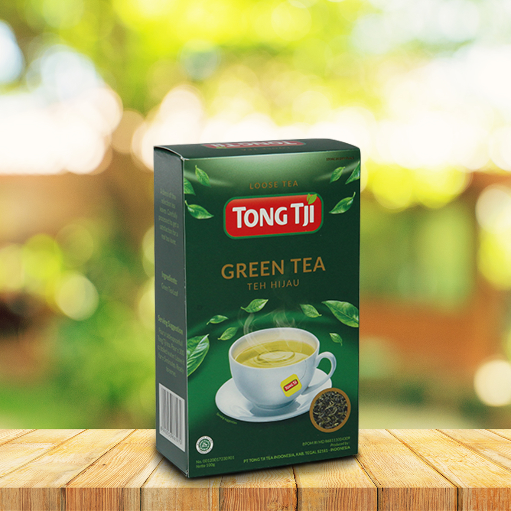 

Tong Tji Green Tea 100g, Teh Seduh per Karton isi 40 pack