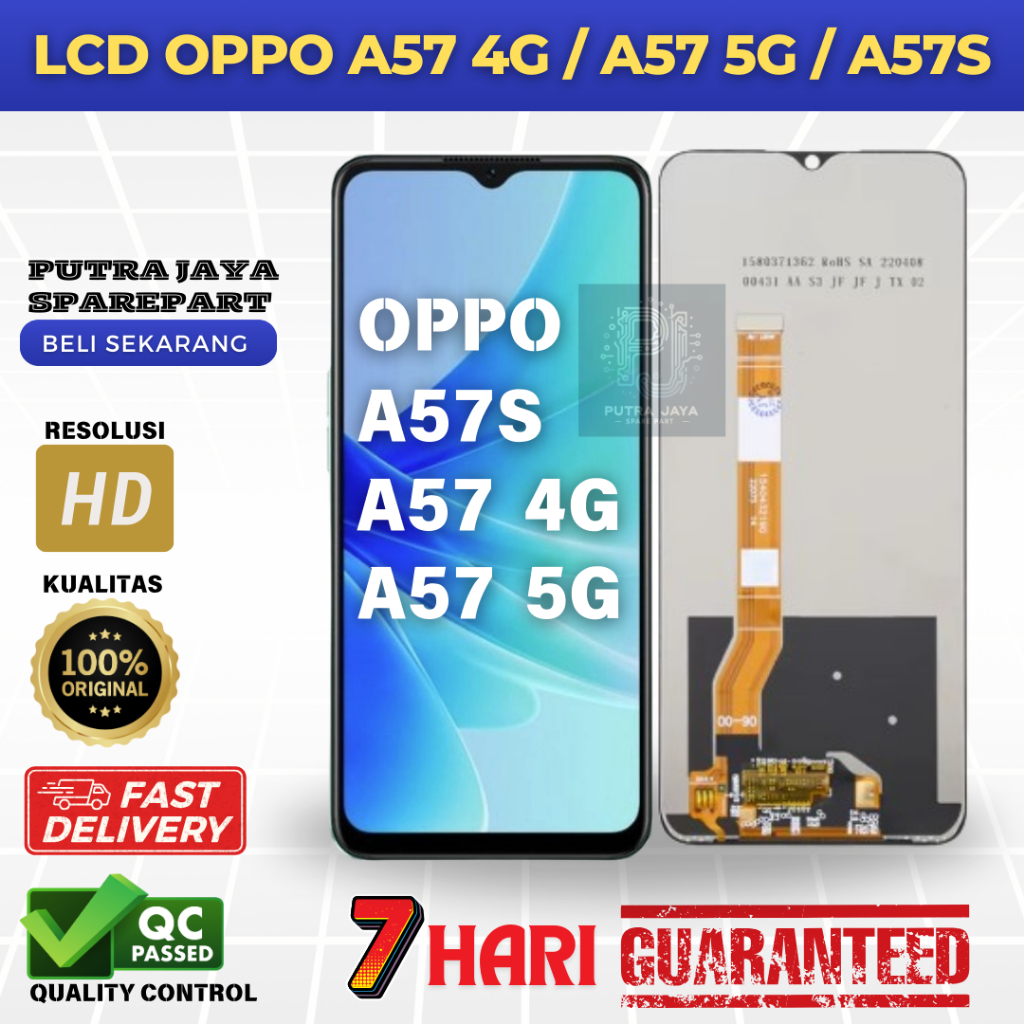 LCD TOUCHSCREEN OPPO A57 4G OPPO A57 5G OPPO A57S / LCD OPPO A57S / A57 4G / A57 5G ORIGINAL