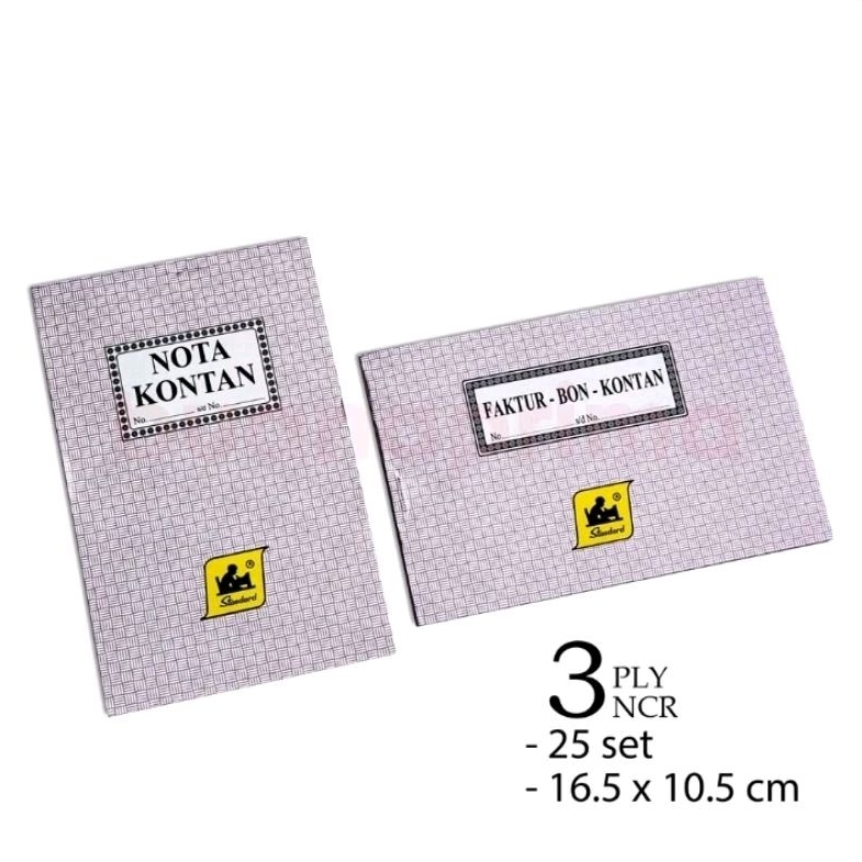

Bon faktur NCR 3ply rangkap III standart kecil