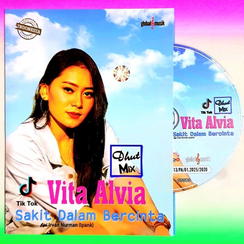 ORIGINAL KASET VCD VITA ALVIA-VCD KARAOKE DANGDUT KOPLO ALBUM VITA ALVIA-VOCAL ON OF AKTIF-LAGU DANG