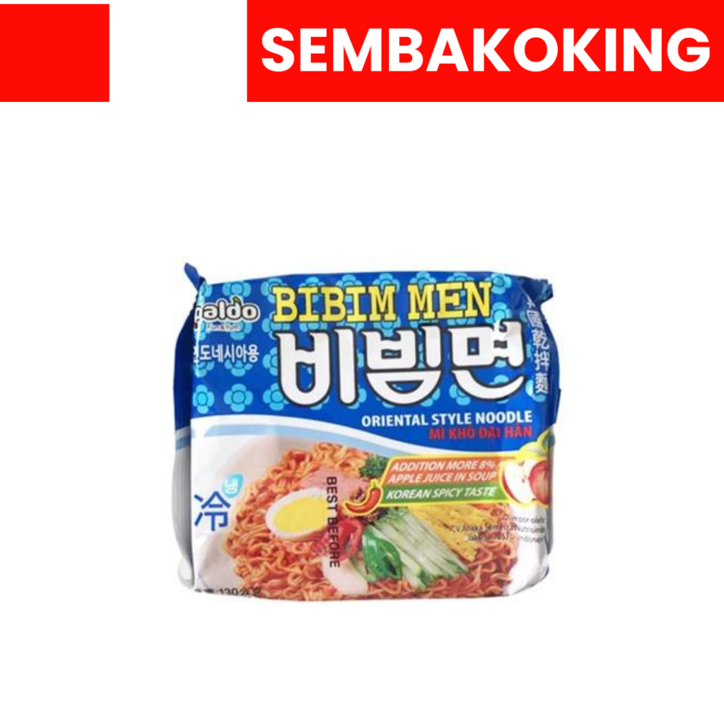 

PALDO BIBIM MEN 130GR MIE DINGIN RASA APEL KOREA