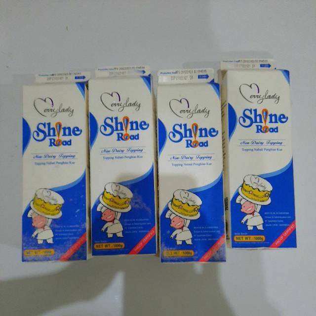 

Merrylady Shine Road Non Dairy Topping Nabati Penghias Bahan Baking Dekorasi Kue Cake Mix Pekanbaru