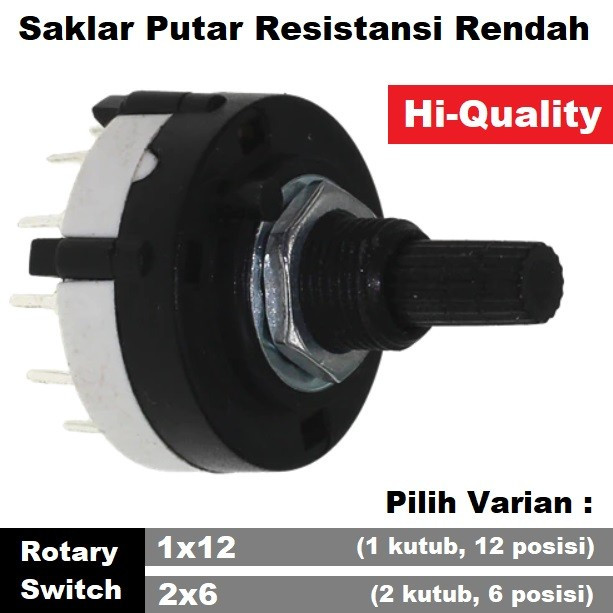 Saklar Putar Rotary Switch Selector Saklar Selektor