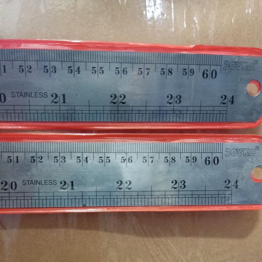 

Penggaris Besi / Stainless Steel Ruler 60cm Joyko RL-ST60