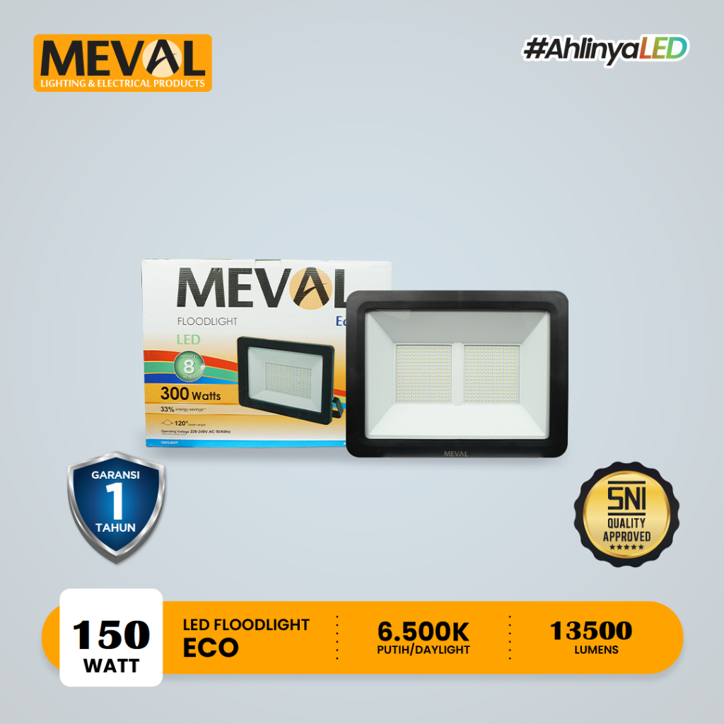 MEVAL Lampu Sorot LED Flood Light PRO  - High Power
