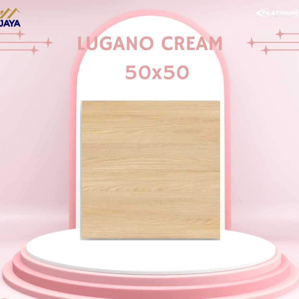 KERAMIK LANTAI MATTE LUGANO CREAM 50 X 50 PLATINUM