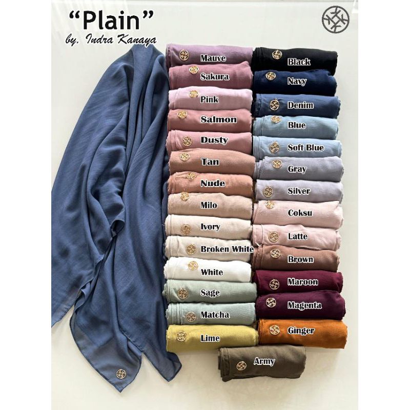Hijab polos indrakayana by journey original