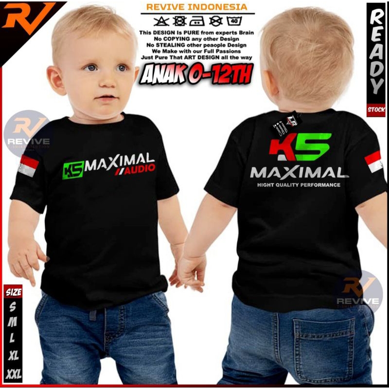 Kaos Anak K5 Maximal Audio Sound System Performance