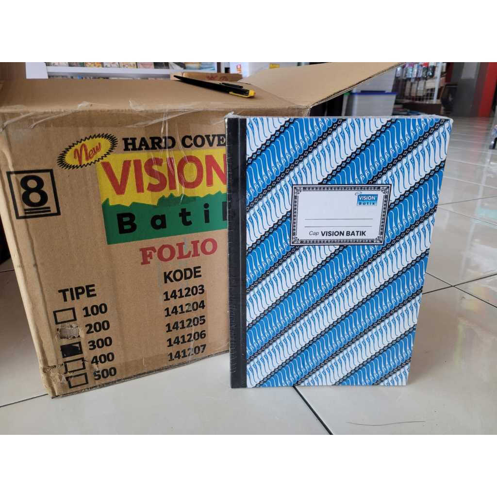 BUKU HARDCOVER BATIK FOLIO 300 BUKU BATIK FOLIO 300