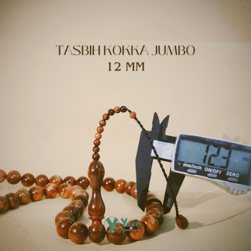 Tasbih Kaukah 99 Butir Diameter 12 mm