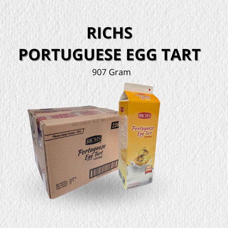 

Rich's Portuguese Egg Tart 907 Gram