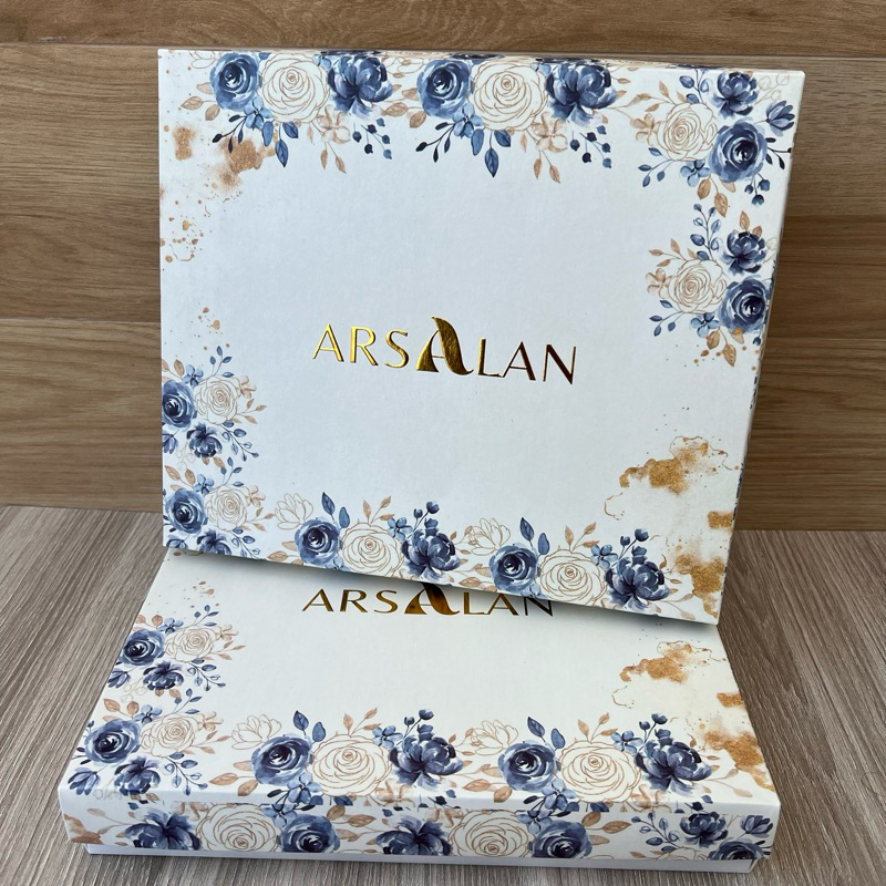 

ARSALAN - BOX HAMPERS/GIFT BOX/KOTAK KADO & KARTU UCAPAN/THANKSCARD