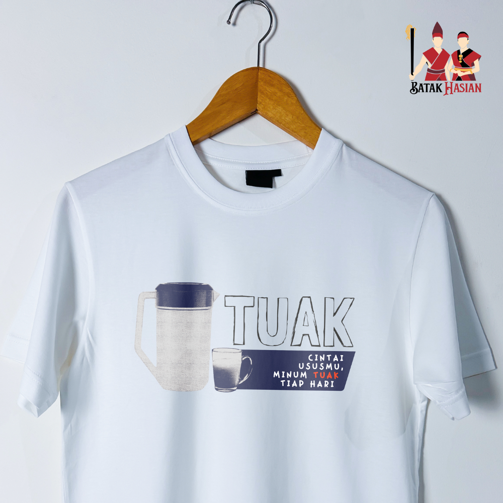 MINUM TUAK TIAP HARI - Kaos Batak - Katun premium 100% - Batak Hasian Official Store