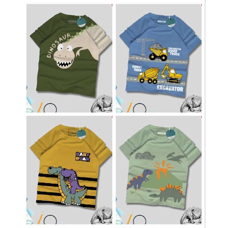 Kaos Anak Laki Laki Dinosaurus