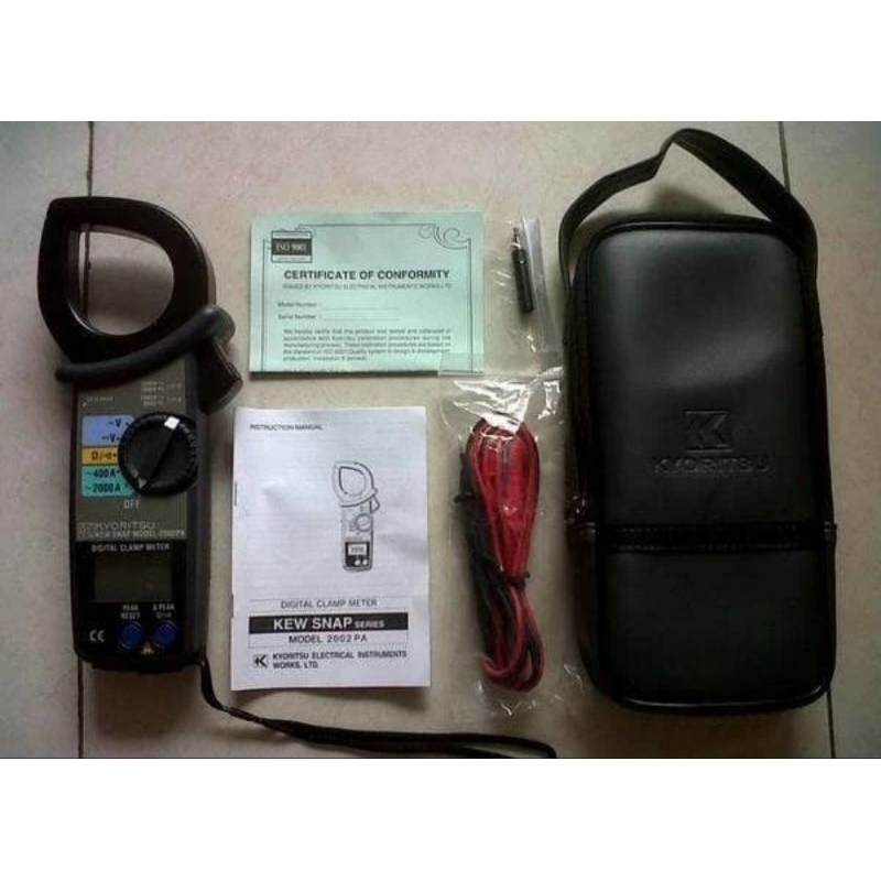 Kyoritsu 2002PA Digital Clamp Meter Tang Ampere Asli Murah