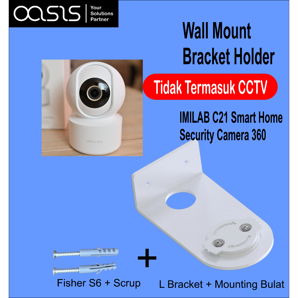 Chicorashop1 Imilab C21 Smart Home Security Camera 360 Bracket Wall Mount Holder