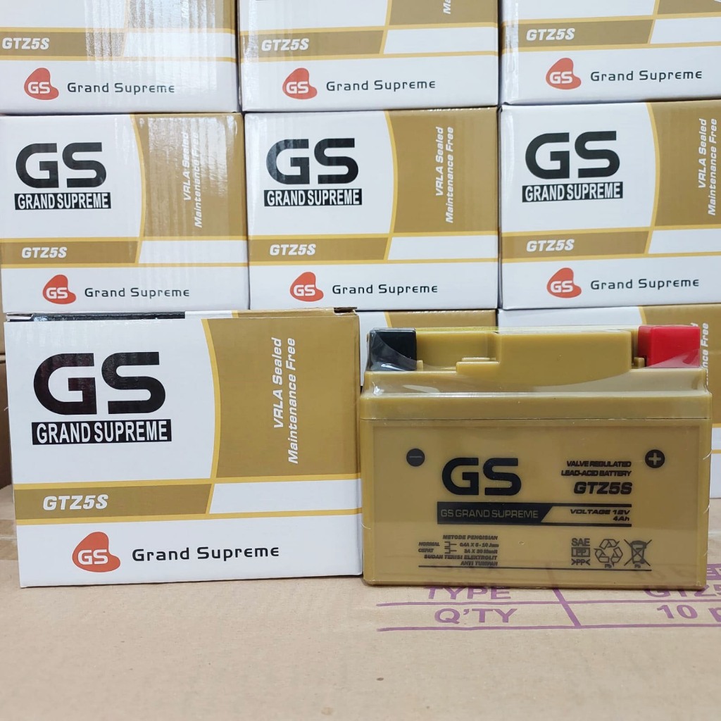 Aki Motor Jupiter MX 135, Jupiter Z Robot, Jupiter Z, R15, Byson GS GTZ5S MF Aki Kering Original Yam