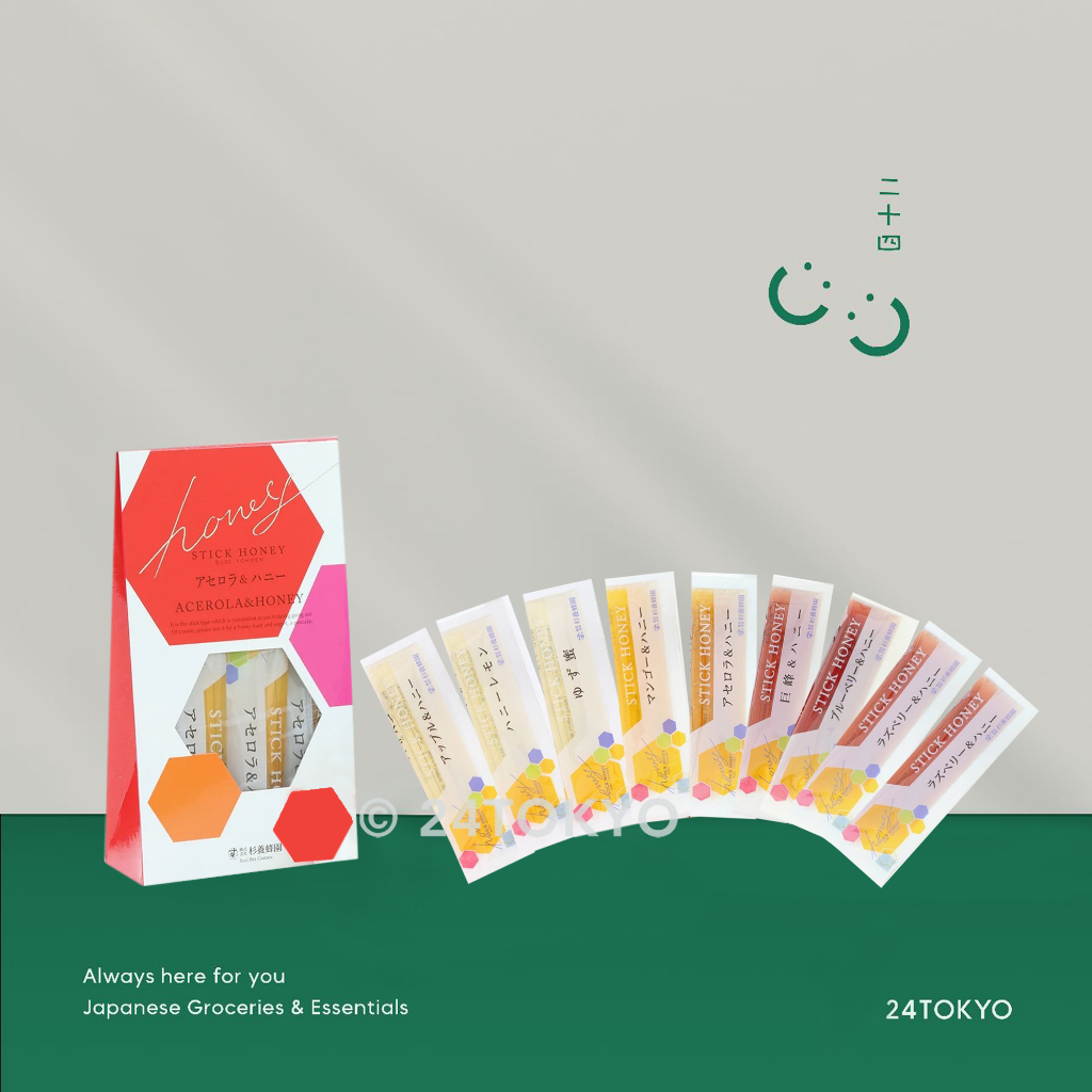 

24Tokyo - Sugi bee garden fruit honey madu buah sachet banyak rasa yuzu Jepang