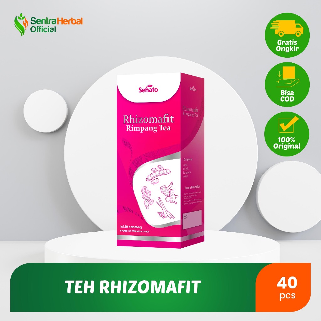 

Rhizomafit Rimpang Tea - Isi 20 Kantong Tea