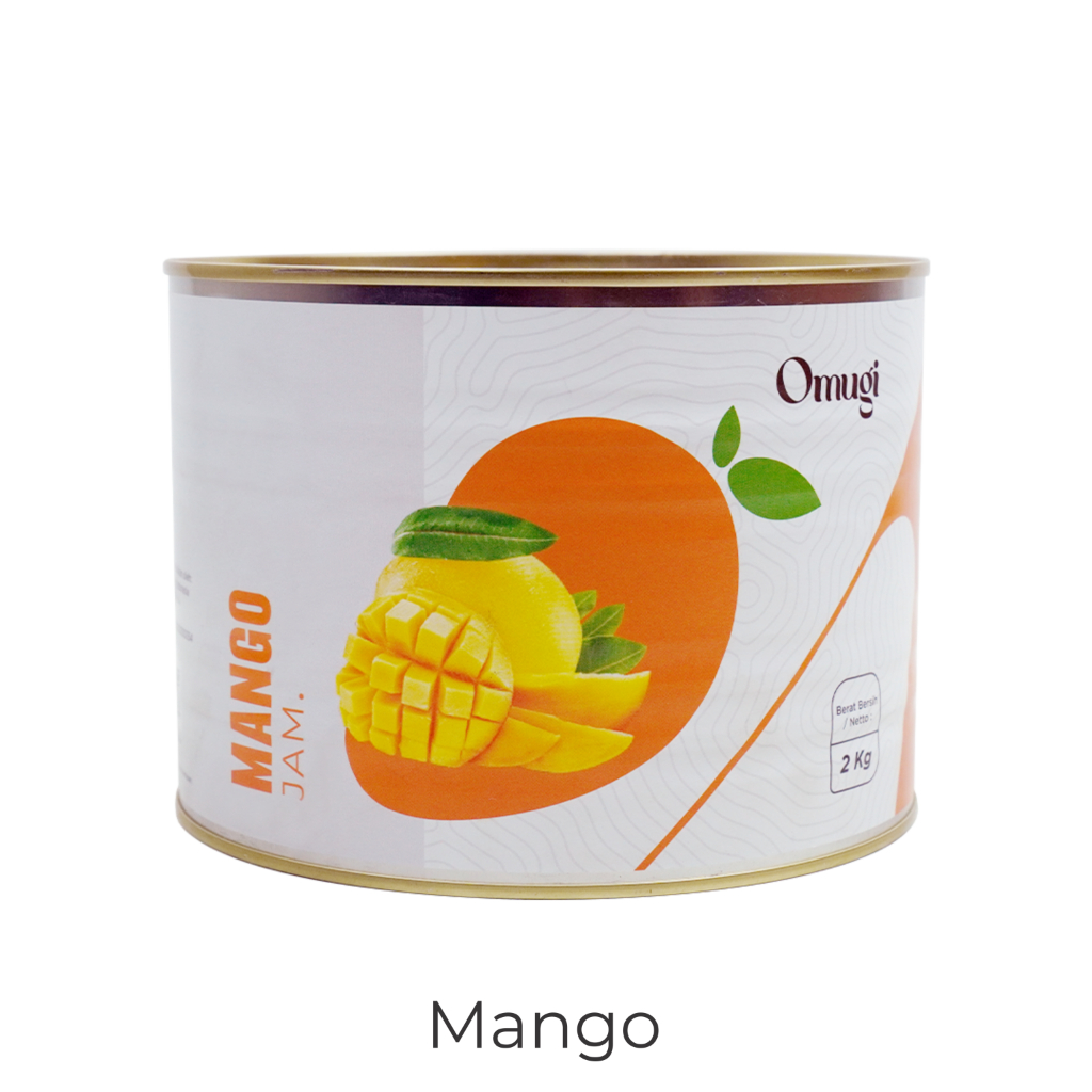 

Selai Buah OMUGI FRUIT JAM 2kg MANGO/STROBERI