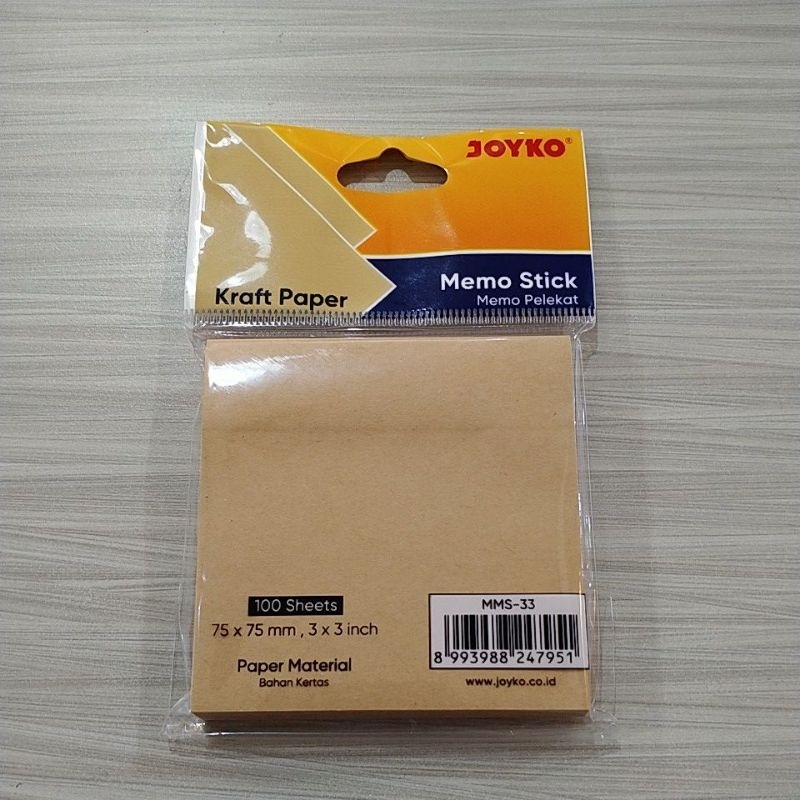 

JOYKO MEMO STICK MEMO PEREKAT KRAFT PAPER MMS-33