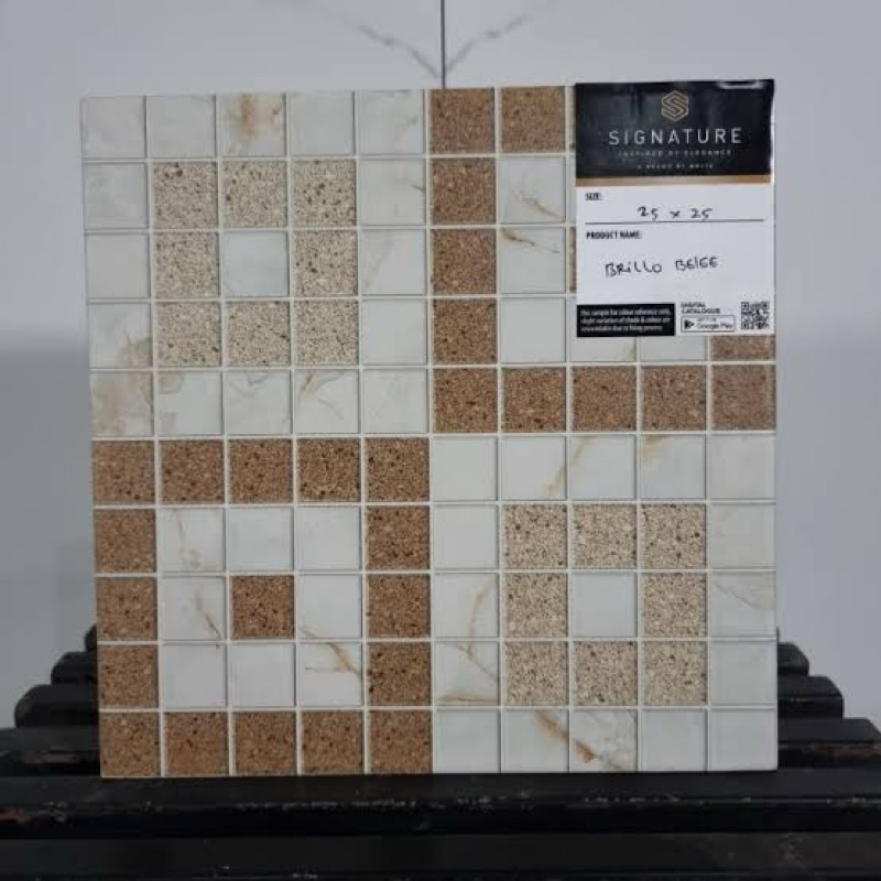 Keramik Lantai Kasar Kamar Mandi Signature Brillo Blue