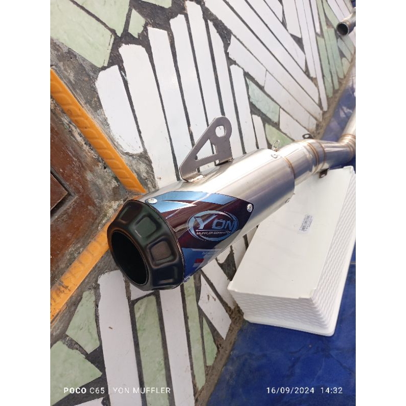 knalpot klx dan crf yon muffler