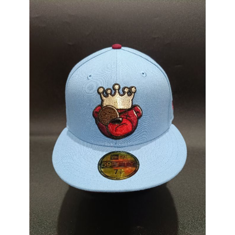 Topi Caps New Era Justfitteds Berlin Bear Head Bear Berlin Blue