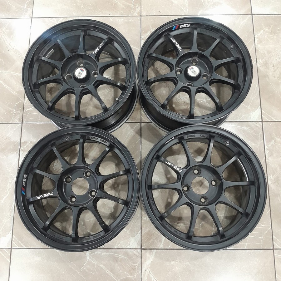 Velg Bekas Racing SSR R15 Baut 4x100 Buat Mobil Brio Sigra Calya Vios Jazz