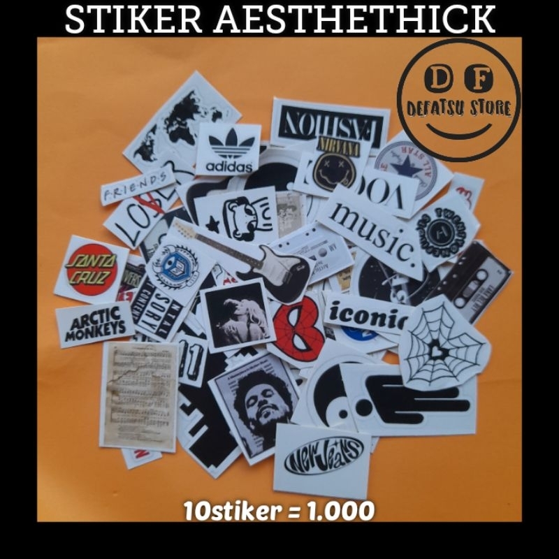 

[100pcs]Stiker Asthethic/Stiker tumblr/Stiker Laptop&HP Unisex