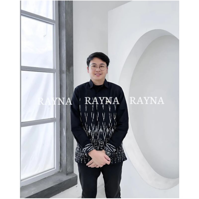 SET PAKAIAN COUPLE RAYNA ETHNIC BAJU MUSLIM GAMIS KEMEJA TENUN DRES TENUN COUPLE PASANGAN