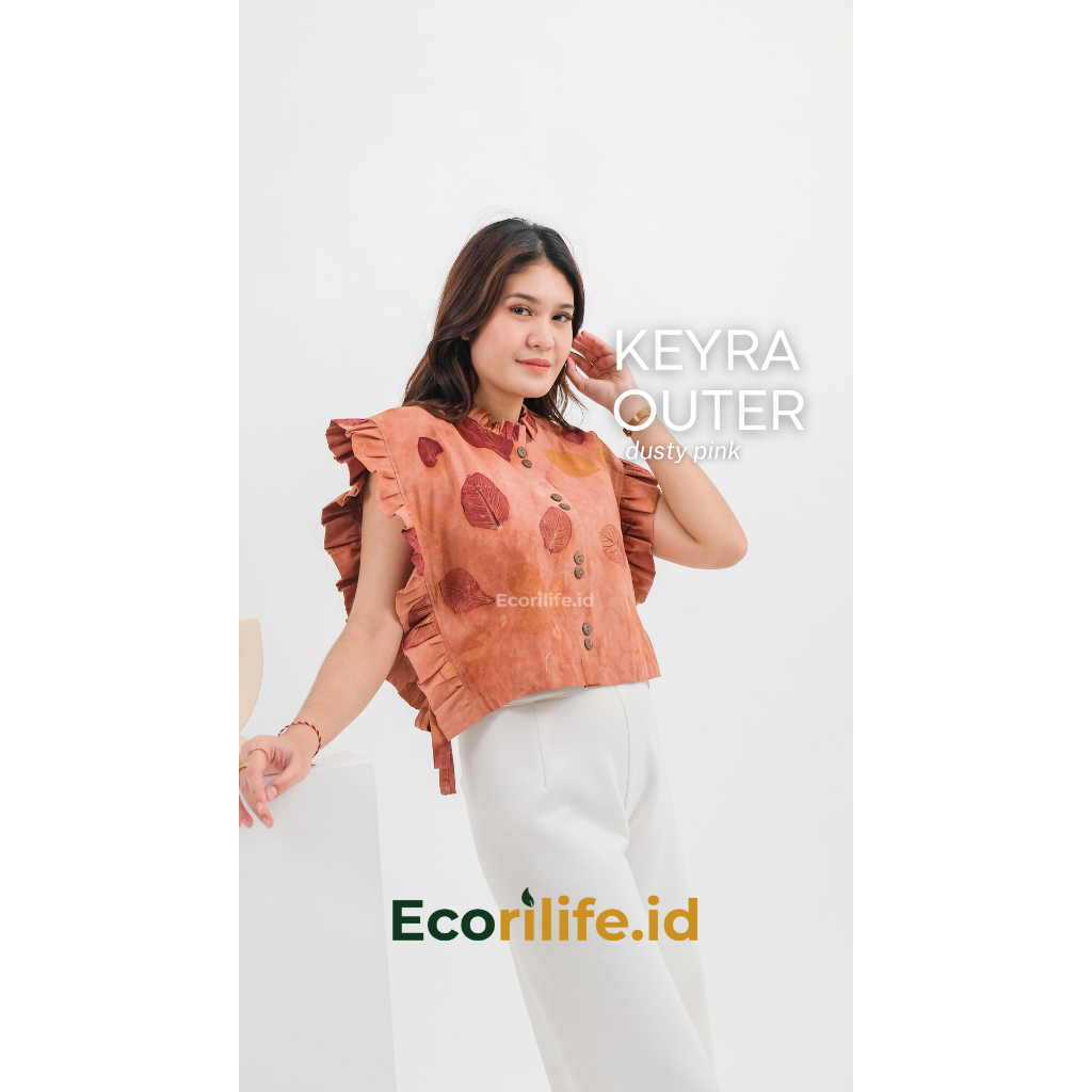 KEYRA OUTER/Outer Wanita/Outer Vest/Outfit Kondangan Wanita Kekinian/outer Wanita/Rompi Vest Wanita/