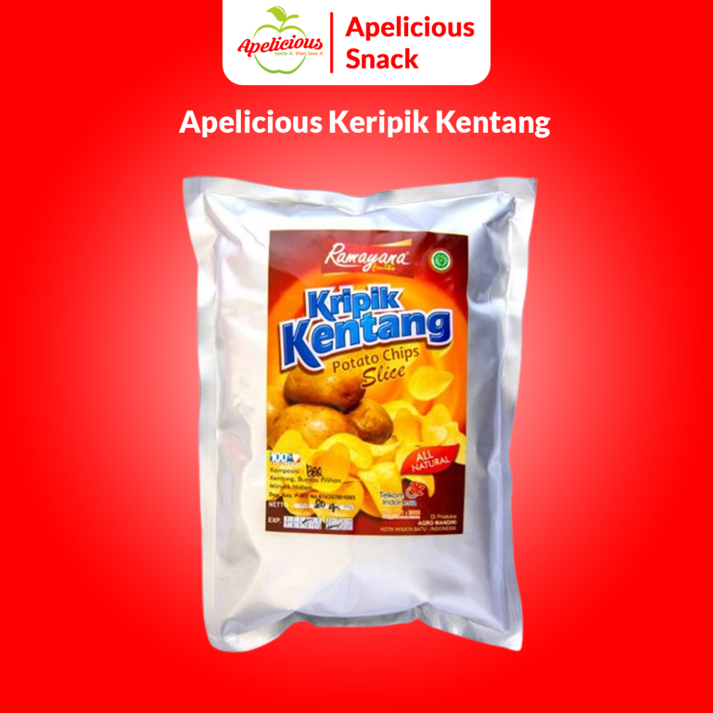 

Keripik Kentang / kripik kentang asli (tanpa tepung) oleh-oleh khas Malang