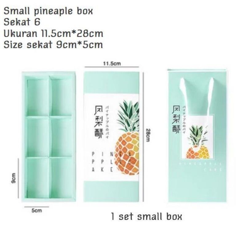 

Kotak Kue Nastar Box Kue Dus Kue Nanas tosca + paper bag