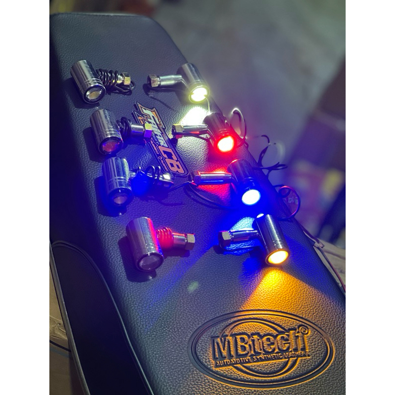 Sein reteng bulat palu led arus dc sein cb full besi krom stanlis sein copy grentech