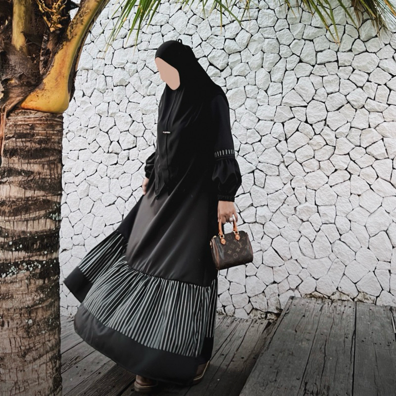 GAMIS GHINA BLACK ZISHEERI