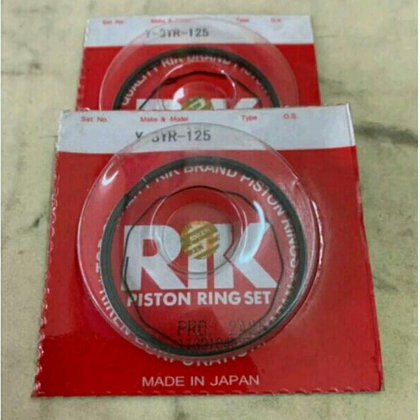 RING PISTON FIZR OS. 125 RIK JAPAN RING SEHER RIK YAMAHA FISR FIZ FORCE ONE OV 125 RIK