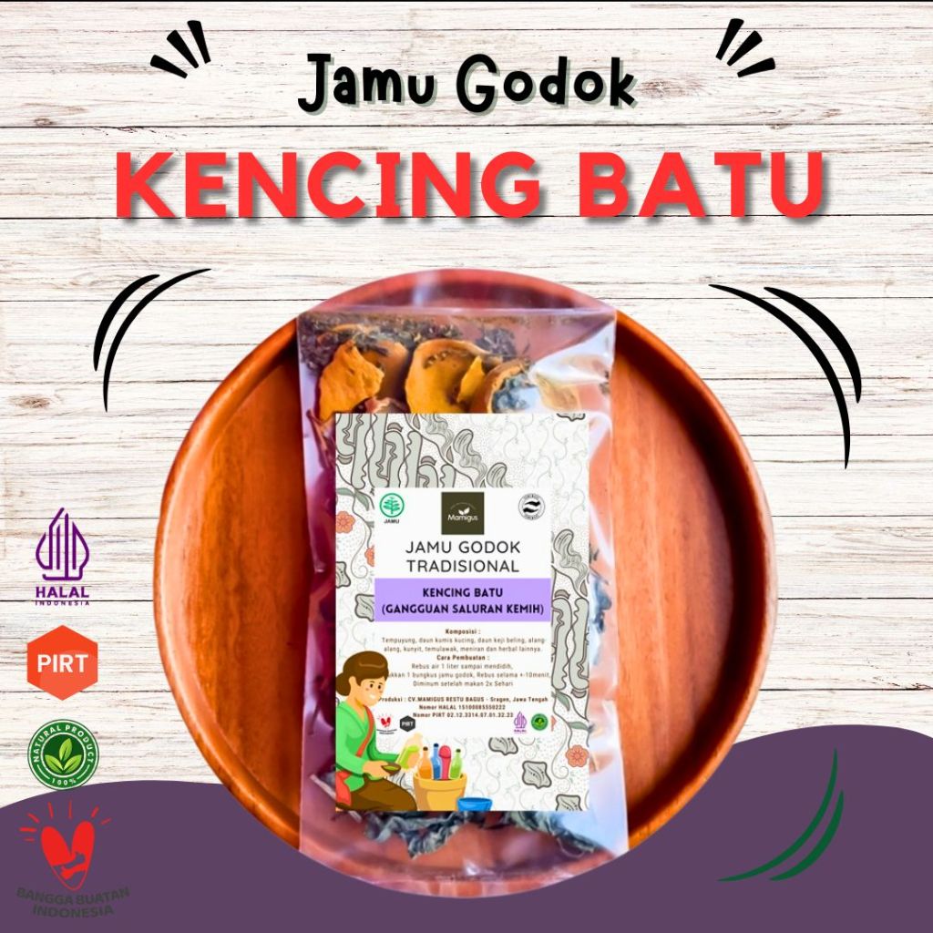 

Jamu Godog / Godok / Rebus Kencing Batu (Gangguan Saluran Kemih)