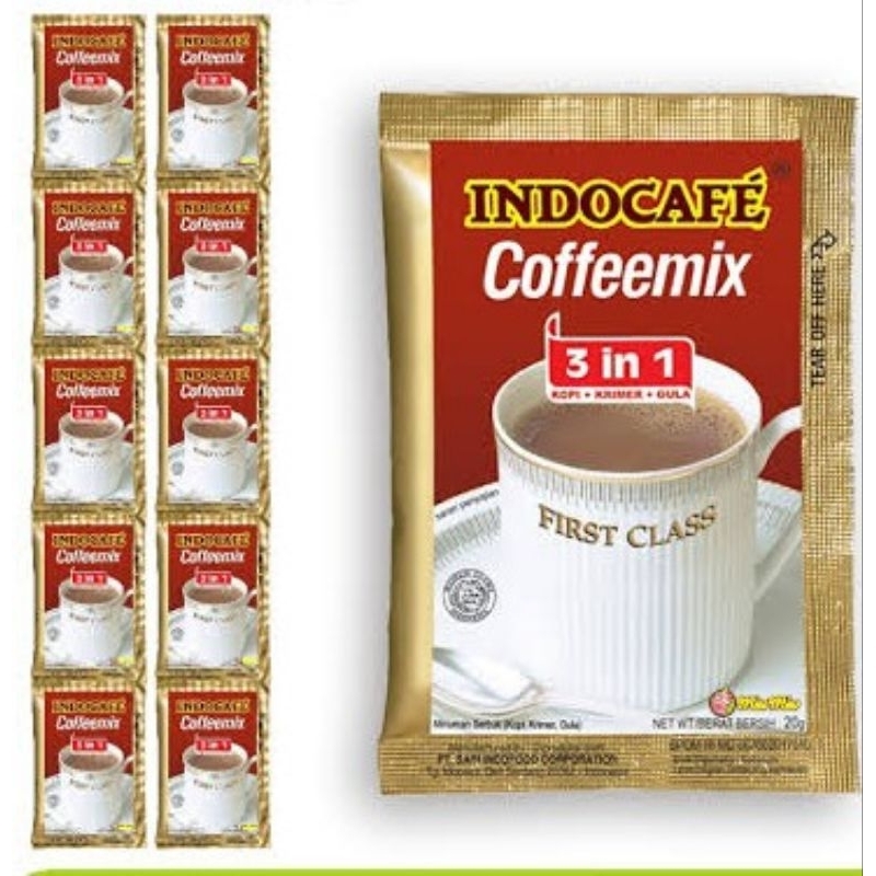 

INDOCAFE COFFEMIX 20gr 1 dus isi 100pcs