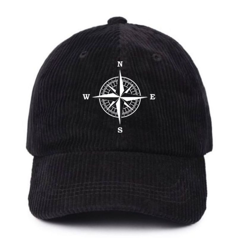 Topi Corduroy topi Corduroy pria topi Corduroy kompas distro topi Corduroy baseball