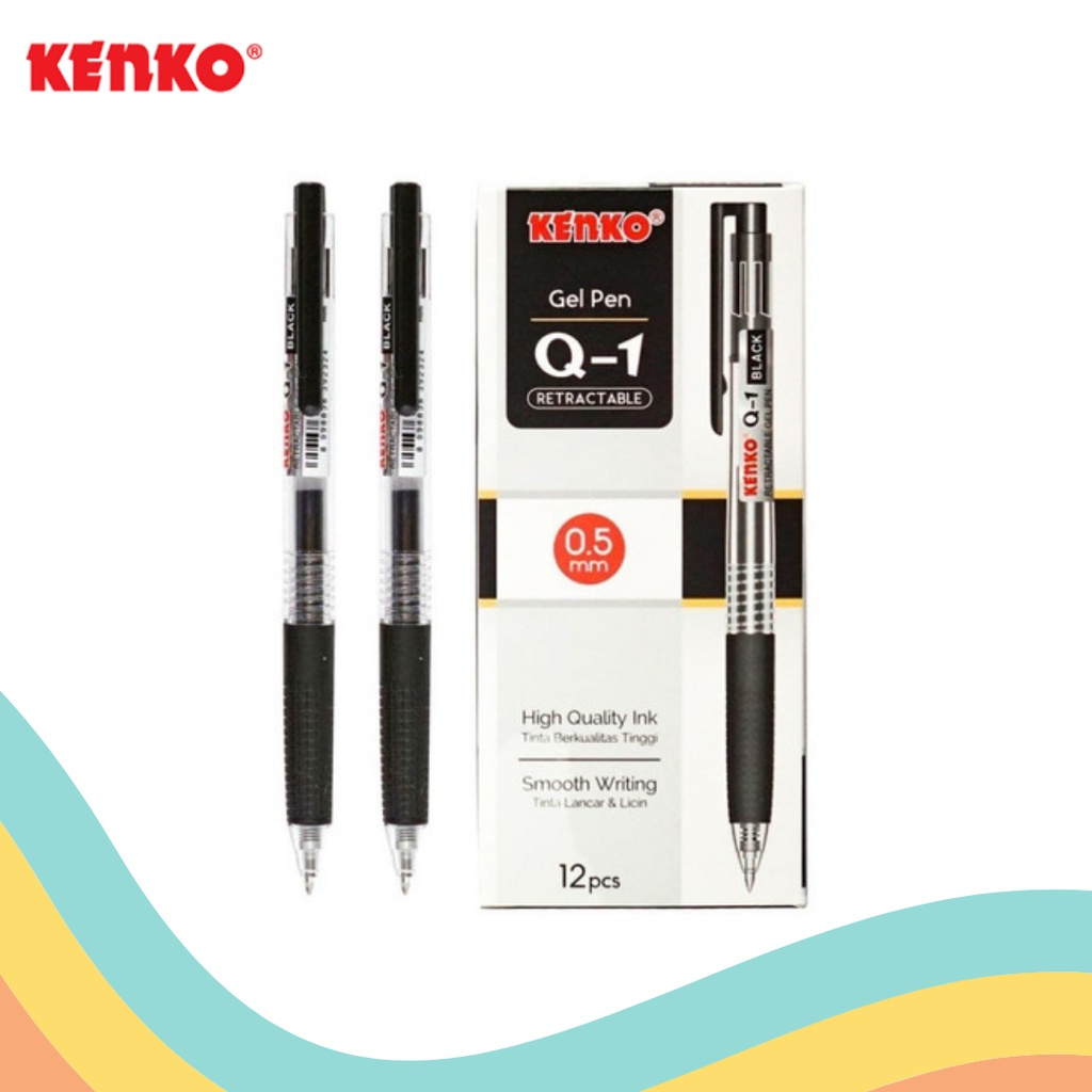 

BALLPOINT / PULPEN / PENA GEL KENKO Q-1/ Q-1 Doodle