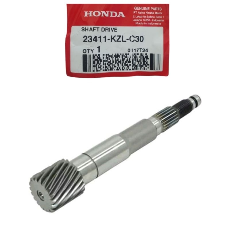 23411-KZL-C30 AS PULLEY BELAKANG SHAFT DRIVE 18T BEAT FI SCOOPY FI SPACY FI VARIO 110 FI