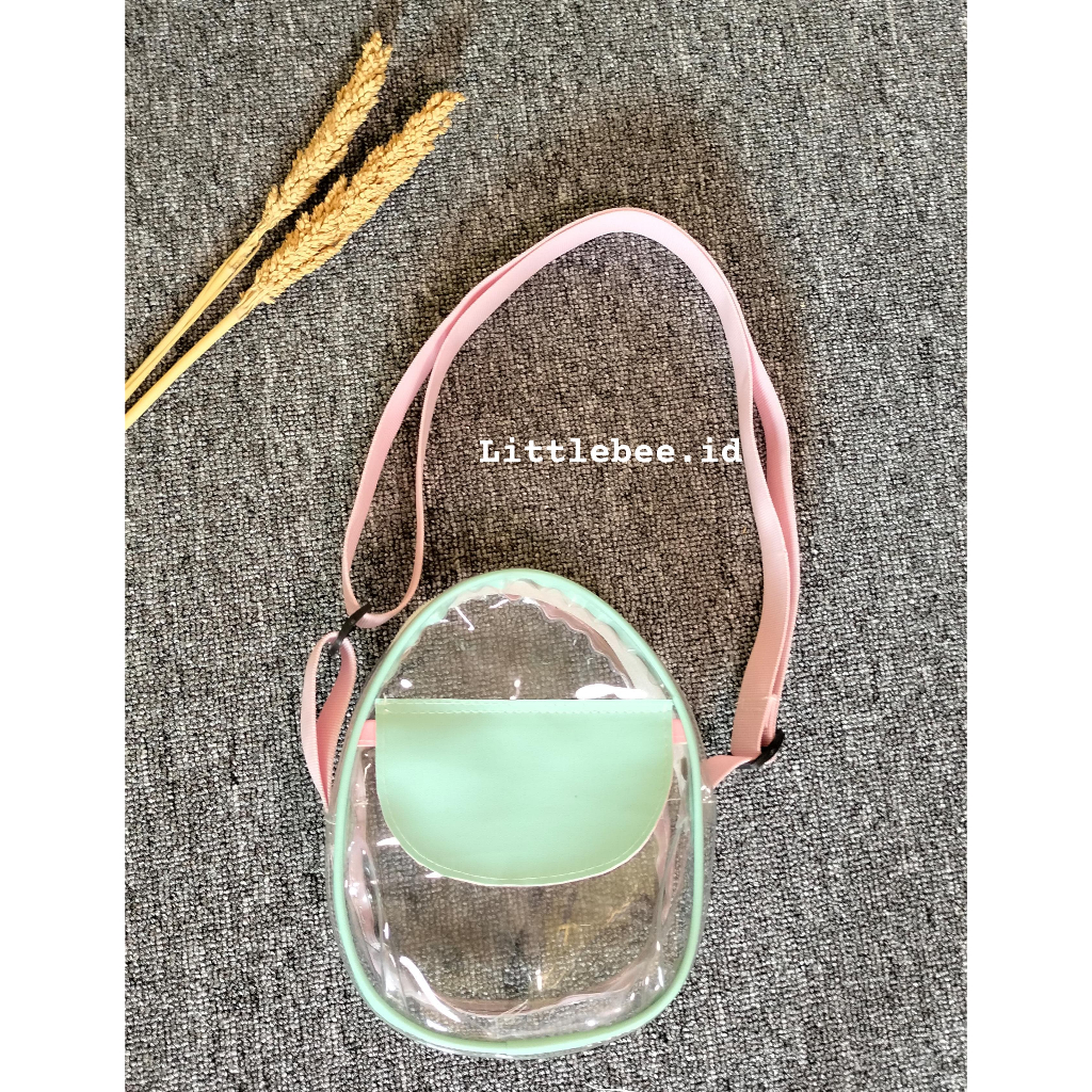 Lily Mini Tas pvc selempang Transparan