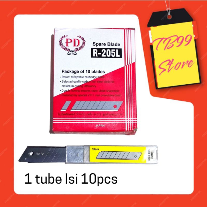 

Harga Per Kotak Isi 100 pcs Refill Cutter Besar / Isi Cutter Besar / Spare Blade