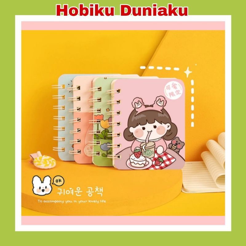 

NoteBook Spiral Kartun / Buku Tulis Ring Karakter