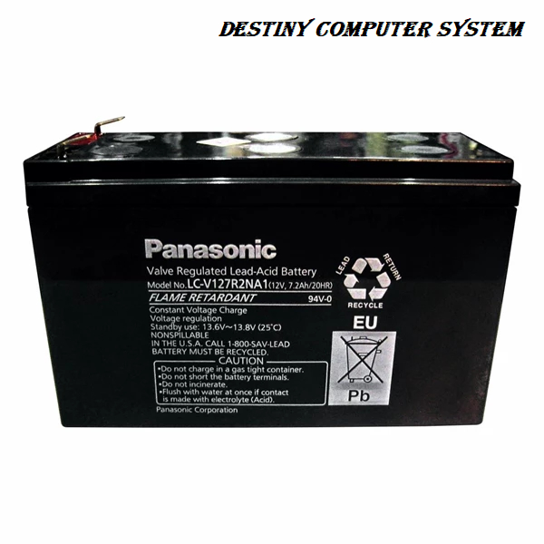 Baterai UPS Panasonic 12V 7,2 AH