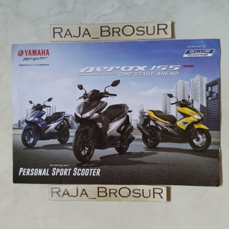 Poster brosur katalog leaflet Yamaha Aerox 155/Aerox155 VVA 2016