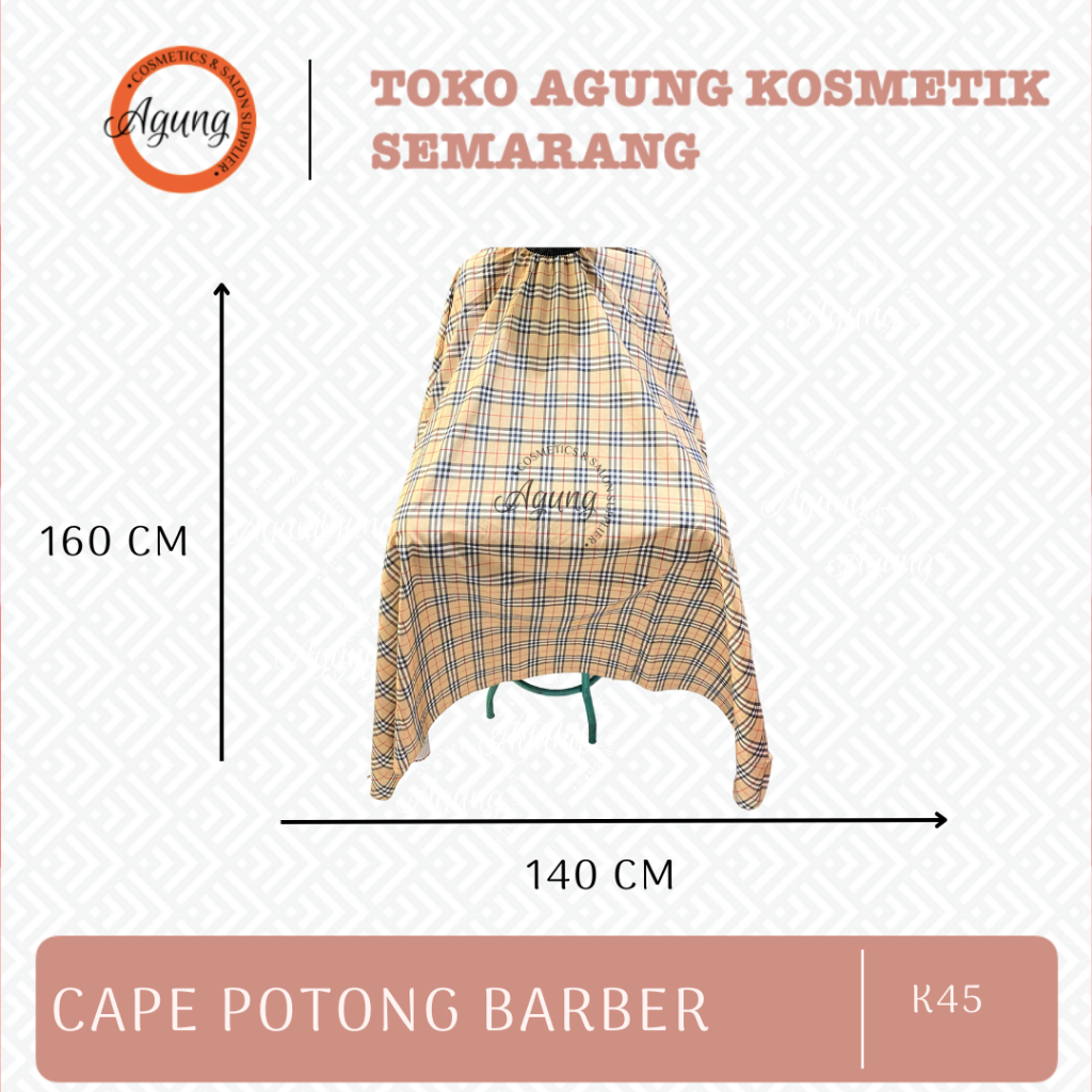 [AGUNGSMG] - CAPE POTONG/ APRON BARBERSHOP